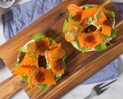 Karottenlachs – der beste vegane Lachs – in Salzkruste gegart