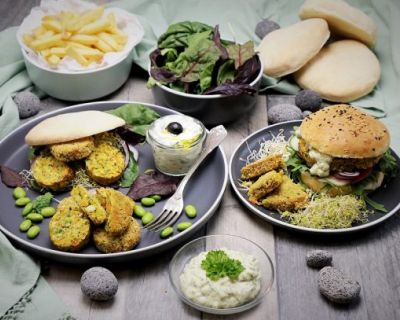 GreenDate mit Burger Buns und Pitabrot