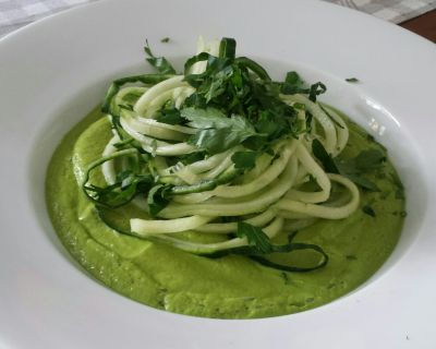 Grüne Suppe aus dem Vitamix