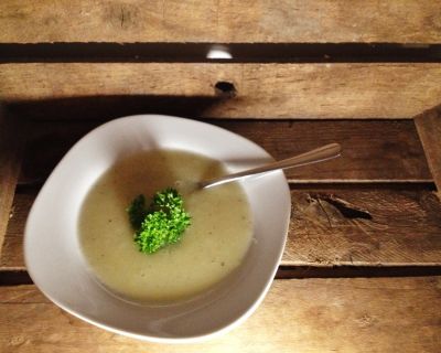 Spargelsuppe vegan