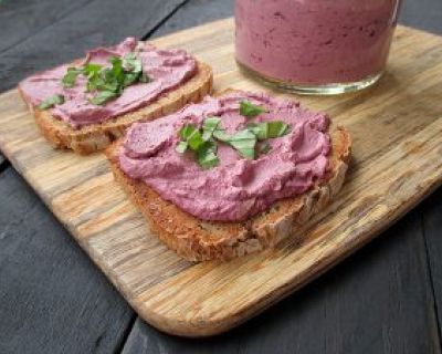 Probiotischer Pinker “Frischkäse” (Vegan, Glutenfrei)