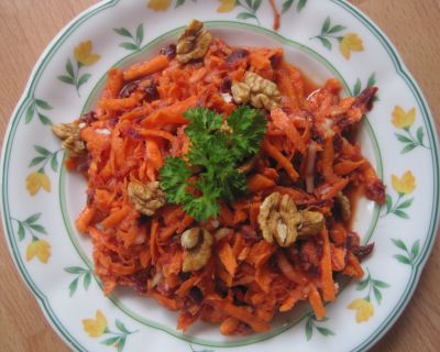 Süßkartoffel-Rübchen-Rohkost