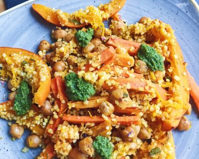 Couscous-Gemüse-Pfanne vegan