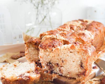 Gebrannte Mandeln Rührkuchen mit Gebrannte-Mandeln-Streusel ❤