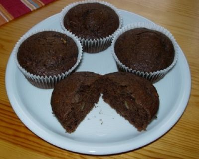 Schoko-Banane-Muffins