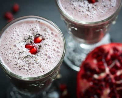 Granatapfel-Chia-Shake