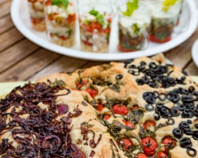 Focaccia mit Topping