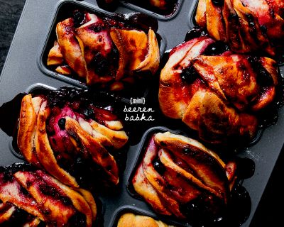Mini Beeren-Babka – saftiges Hefegebäck mit fruchtig süßer Füllung