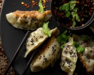 Flinke und einfache Potsticker mit Asiadip