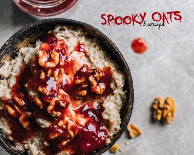 Spooky Oats – 3 Inspirationen für euer Halloween-Oatmeal