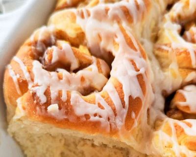 Fluffige vegane Apfel Zimt Schnecken