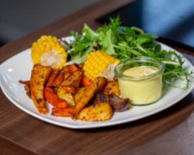 Selbstversorgerküche, Ofengemüse mit Aioli