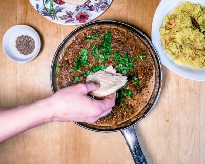 Indisches Linsen Dhal (Dal Makhani)