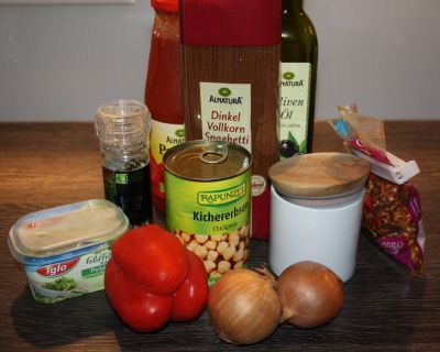 Spaghetti all’Kichererbsenarrabbiata