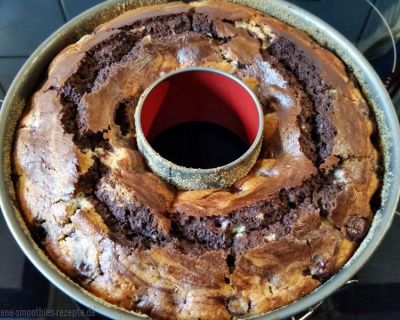 Veganer Marmorkuchen mit Kirschen – saftig und lecker