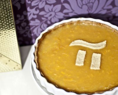 Es ist π-Tag! Gefeiert mit einem Orangen-Pie (vegan, laktosefrei)