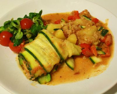 Rezept// Gerollte Zucchini [vegan]