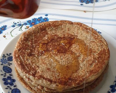 Haferflocken-Bananen-Pancakes