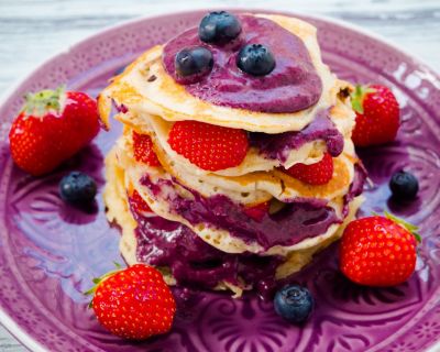 Dinkel Pancakes (zuckerfrei)