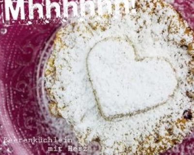 Valentinstags-Küchlein mit Herz