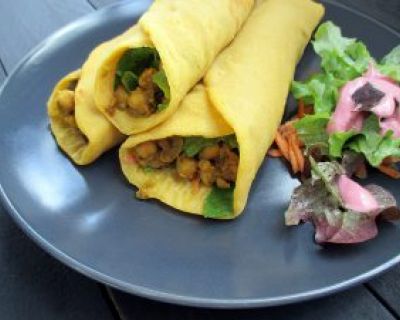Kürbis Wraps (Vegan, Glutenfrei, Ohne Öl)
