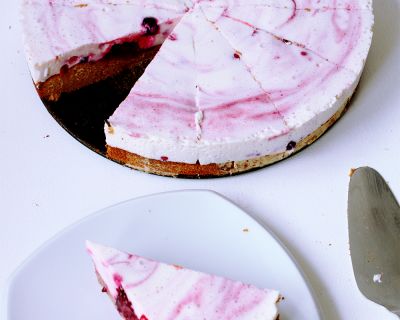 Beeren Joghurt Torte vegan