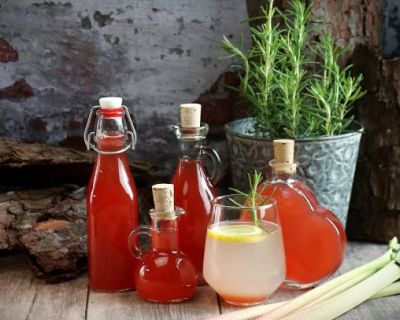 Rhabarbersirup