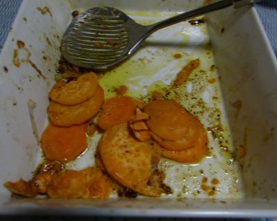 Knusprige Süßkartoffeln – geröstet