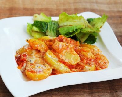 Kartoffel-Tomatenauflauf