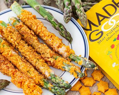 Cheesy-Crust Spargel