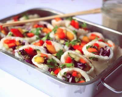 Sommerrollen-Sushi