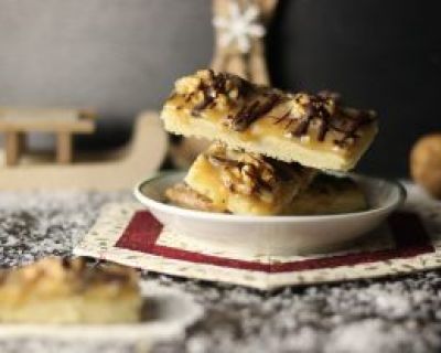 Walnuss-Toffee-Shortbread