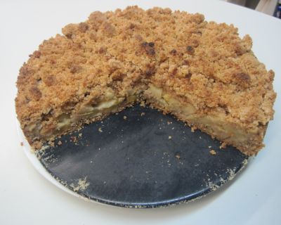 Apfelkuchen mit Zimtstreuseln
