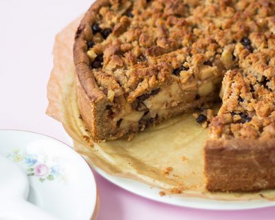 Holländische Apfeltorte De Boelhoed und Rezension von Lisa Fabrys „Himmlisch vegane Desserts“