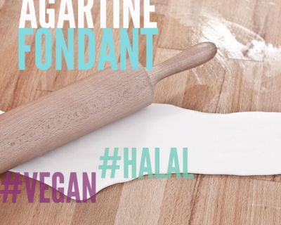 (Roll-)Fondant mit Agartine statt Gelatine (vegan, halal)