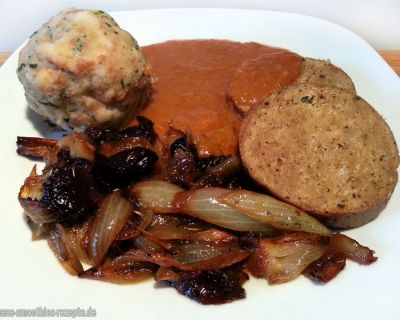 Seitanbraten mit veganer Bratensoße