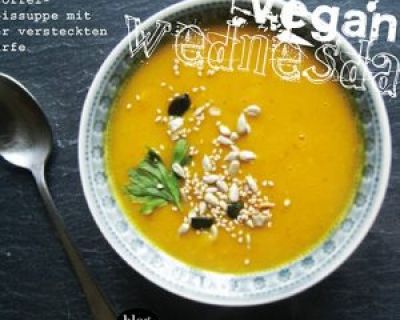 VeganWednesday mit Süßkartoffel-Kürbissuppe