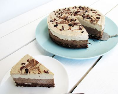 Nix Backen Capppuccino Torte (Vegan, Glutenfrei, Ohne Kristallzucker)