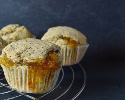 Gefüllte Mohnmuffins