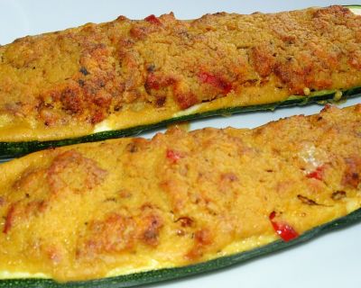gratinierte Zucchini