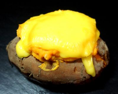 gefüllte Süßkartoffeln