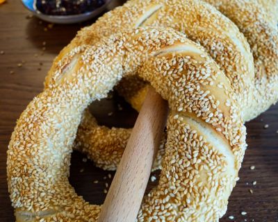 türkische Simit - vegan und super einfach