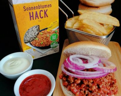 Sloppy Joes mit Sonnenblumenhack