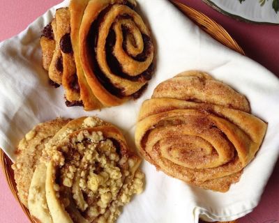 Dreierlei Franzbrötchen