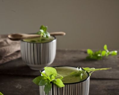 Kalte Zucchini-Zitronen-Suppe