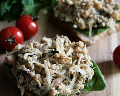 Veganer Jackfruit-Thunfischsalat