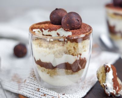 Veganes Tiramisu mit Schokolade