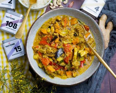 Indisches Curry mit Garam Masala Paste selber machen