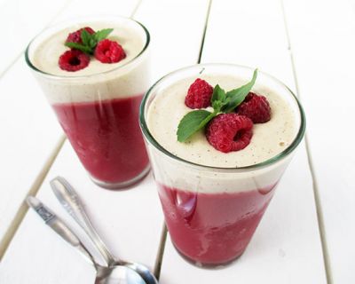 Himbeer Götterspeise/Wackelpudding (Vegan, Glutenfrei, ohne Kristallzucker, ohne Öl)