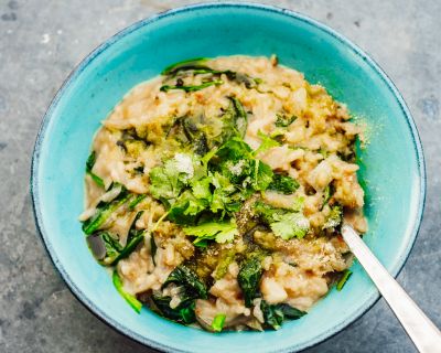 Veganes Bärlauch-Risotto [köstlich cremig!]